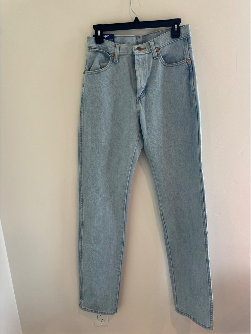Wrangler Cowboy Cut Slim Fit Jeans 31x36 Natural Rise Light Wash NWT